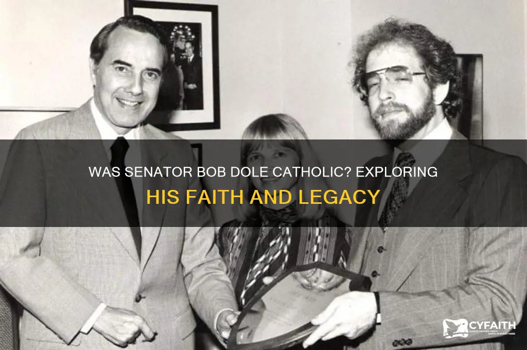 was senator bob dole catholic