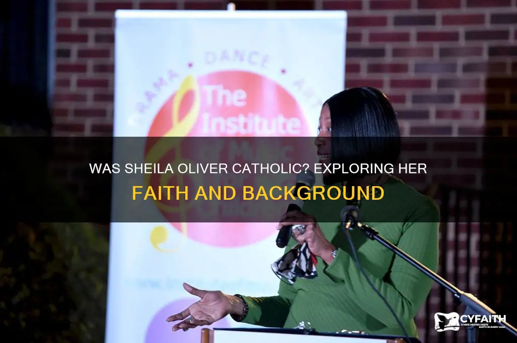 was sheila oliver catholic
