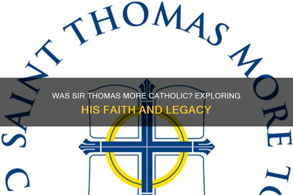 was sir thomas moore catholic