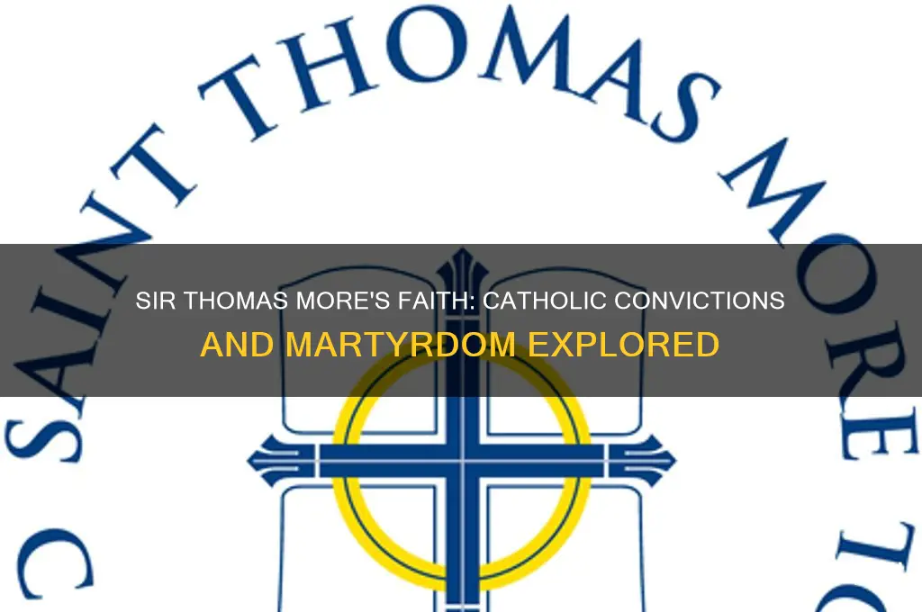 was sir thomas more catholic