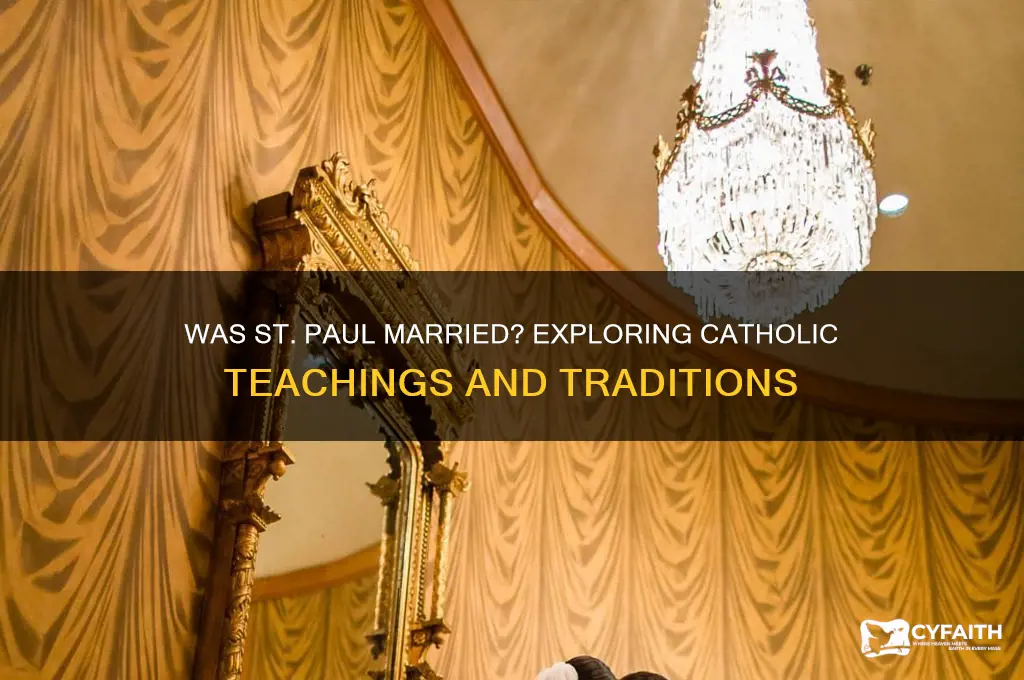 was st paul married catholic