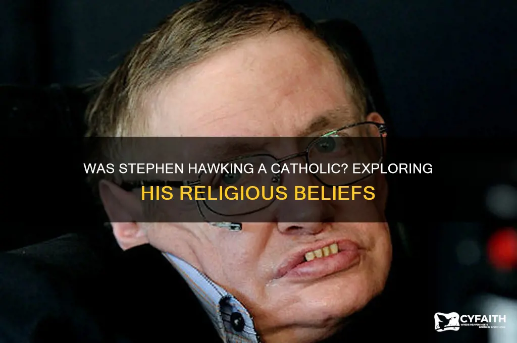 was stephen hawking a catholic