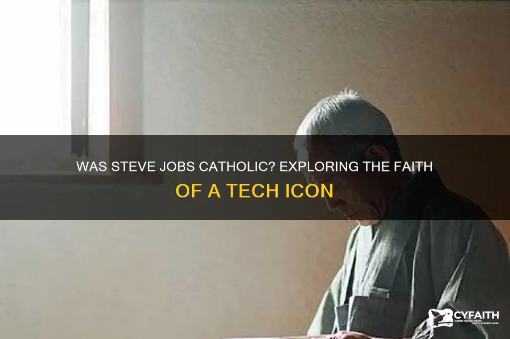 was steve jobs catholic
