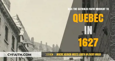The Arrival of Catholicism in Quebec: 1627's Faith Legacy