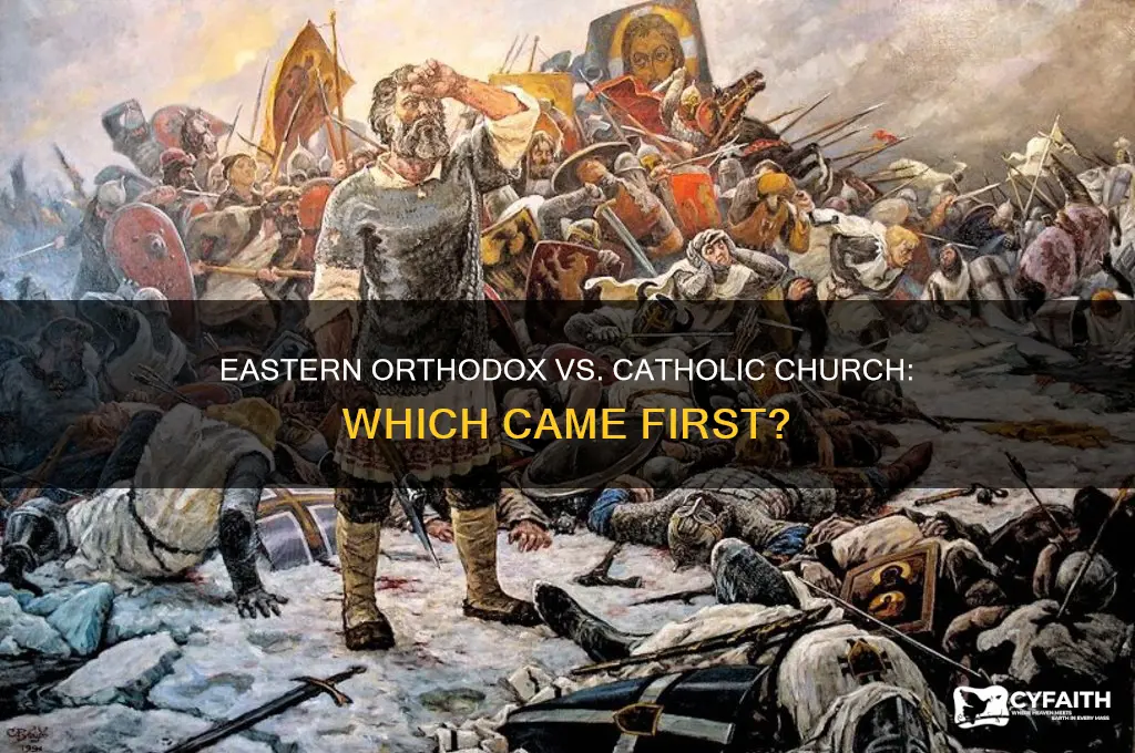 was the eastern orthodox chruch before the cathokic chirch