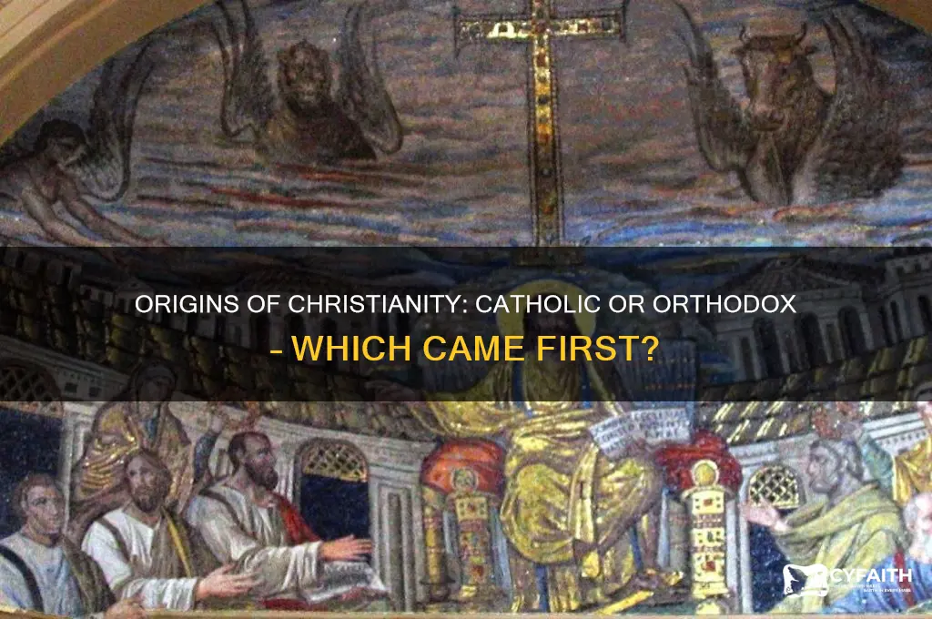 was the first church catholic or orthodox
