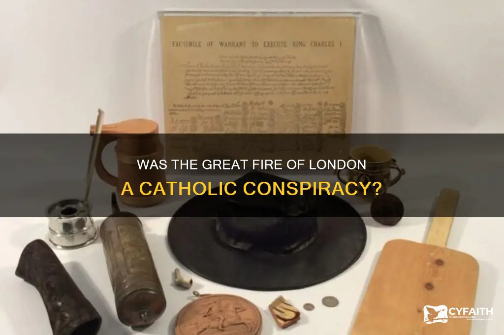 was the great fire of london a catholic plot