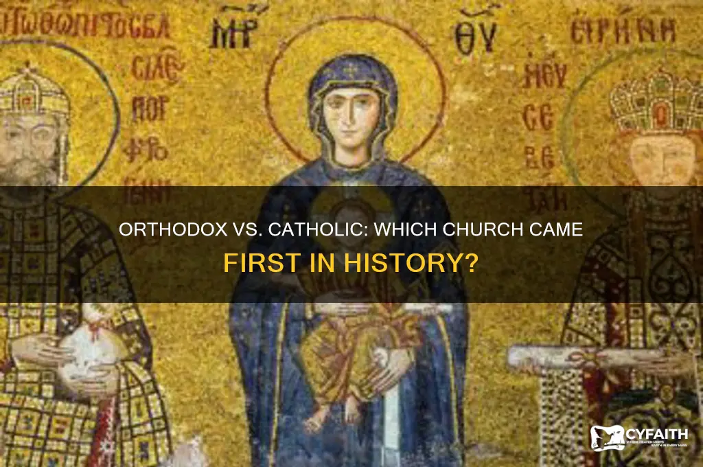 was the orthodox church before the catholic church