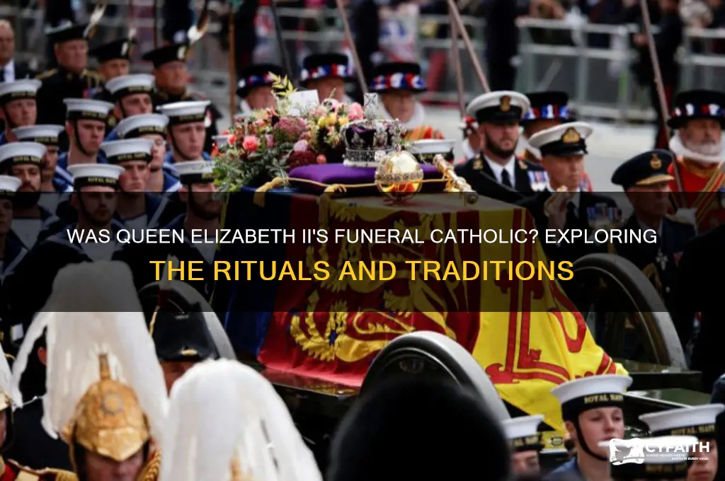 was the queens funeral catholic