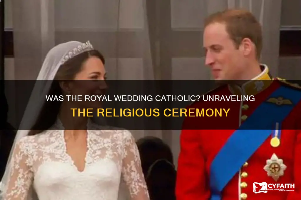 was the royal wedding catholic