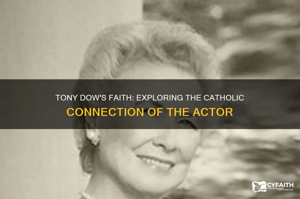 was tony dow catholic