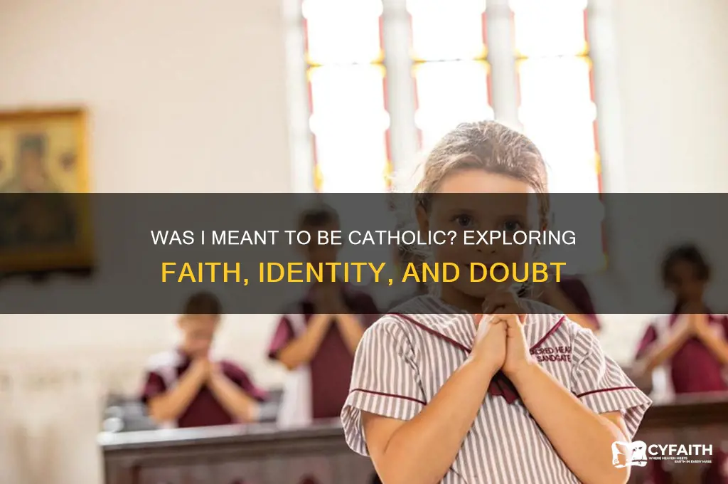 was too be catholic