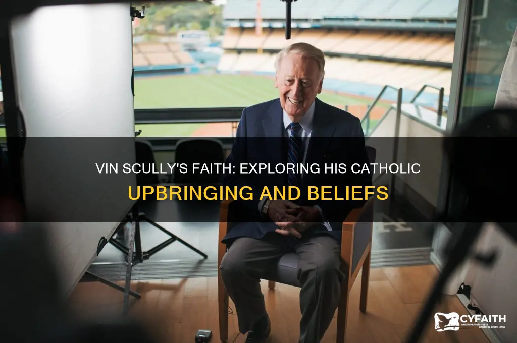was vin scully catholic