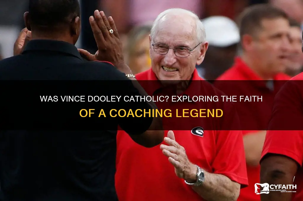 was vince dooley catholic