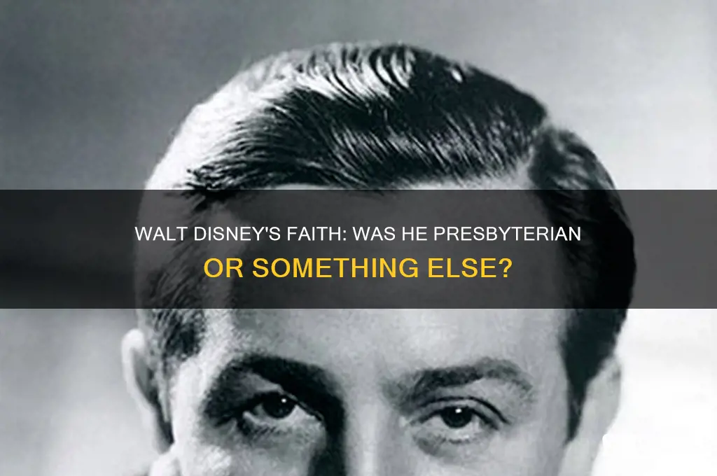 was walt disney presbyterian