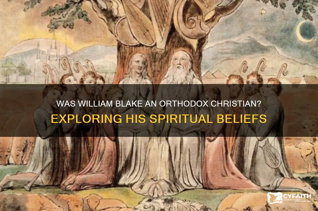was william blake an orthodox christian