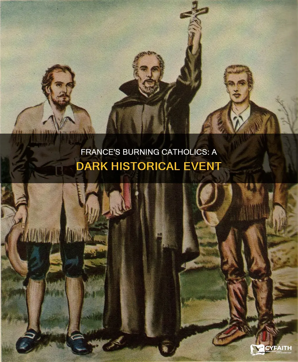 were catholics burned at the stake in france