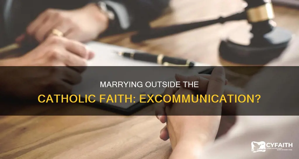were catholics excommunicated for marrying outside the faith