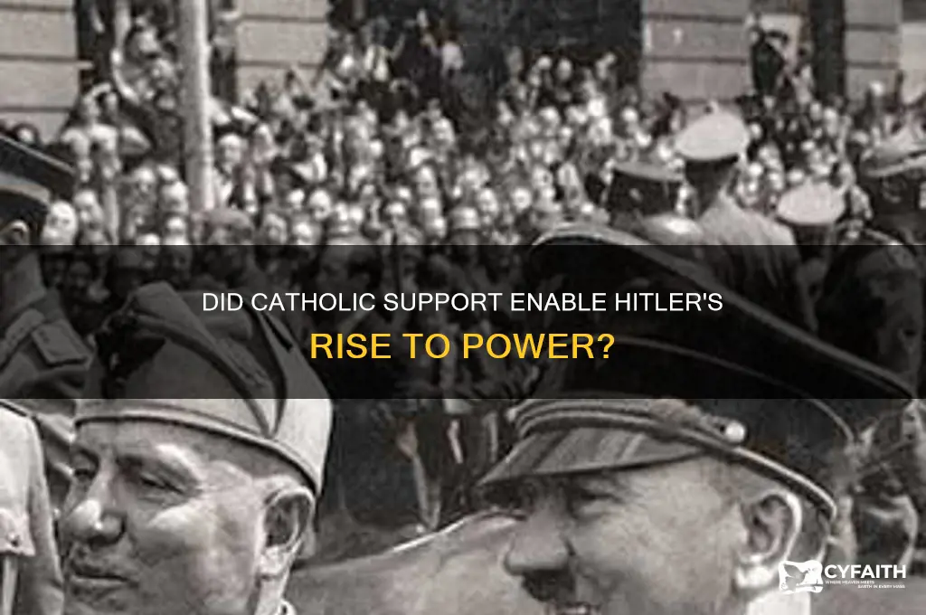 were catholics favorsgle to hitler