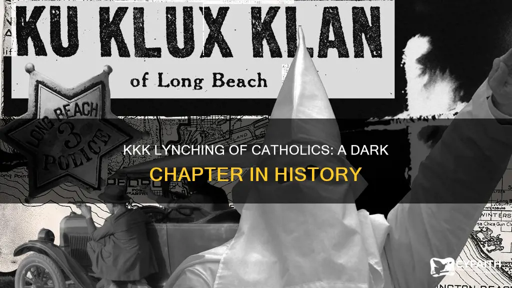 were catholics lynched by the kkk