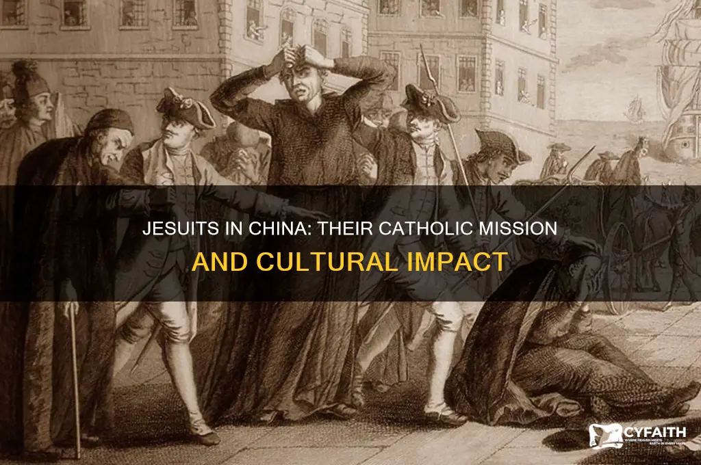 were jesuits catholic in china
