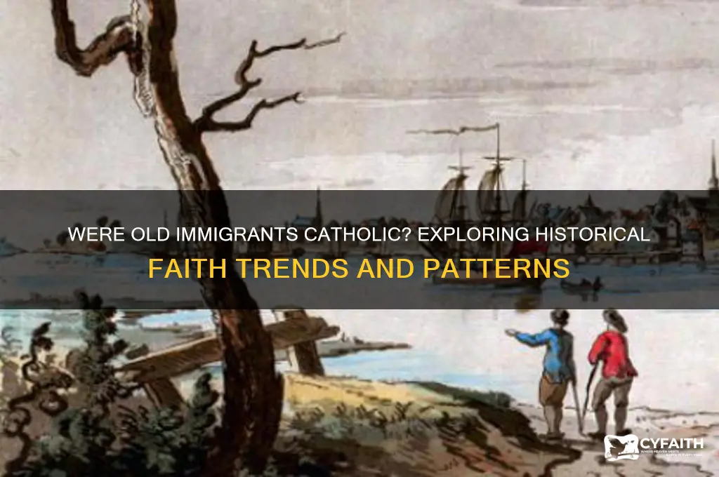 were old immigrants catholic