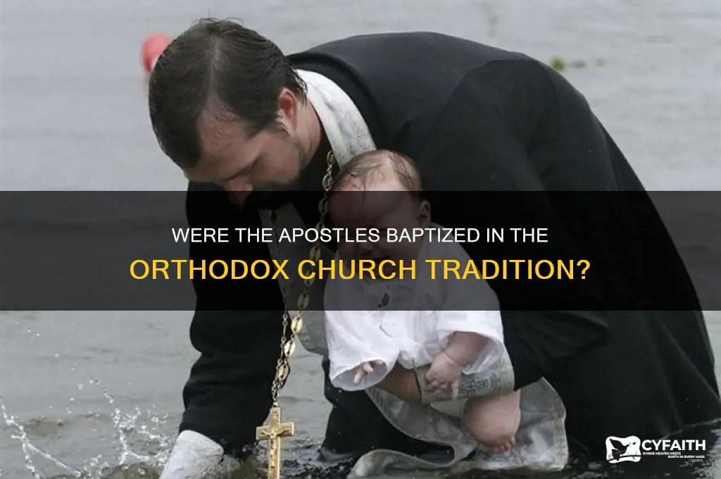 were the apostles baptized orthodox church