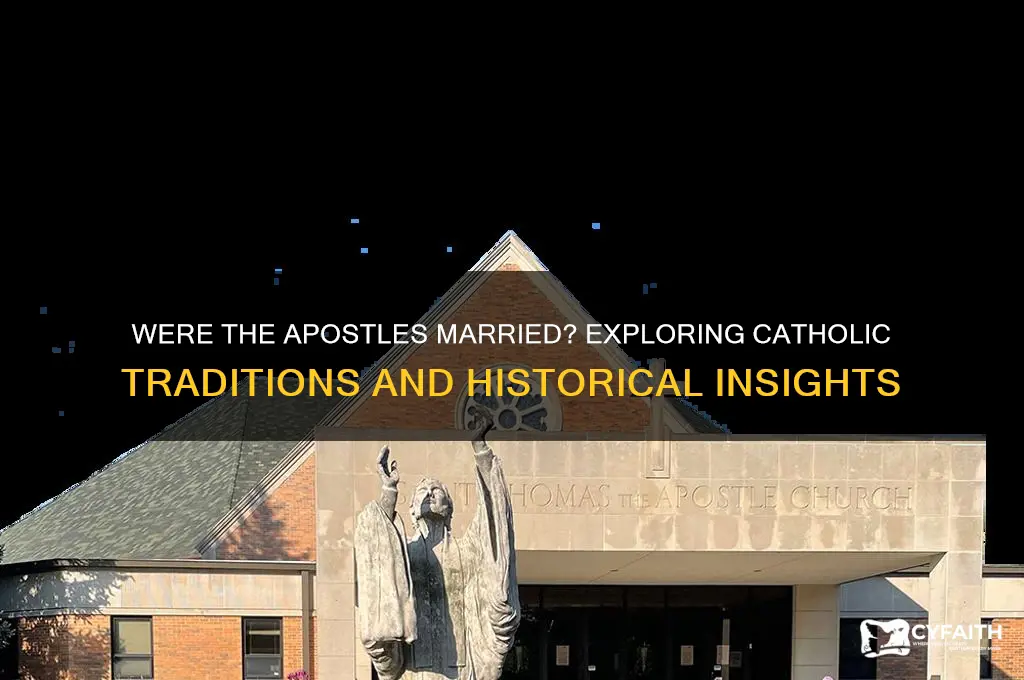 were the apostles married catholic