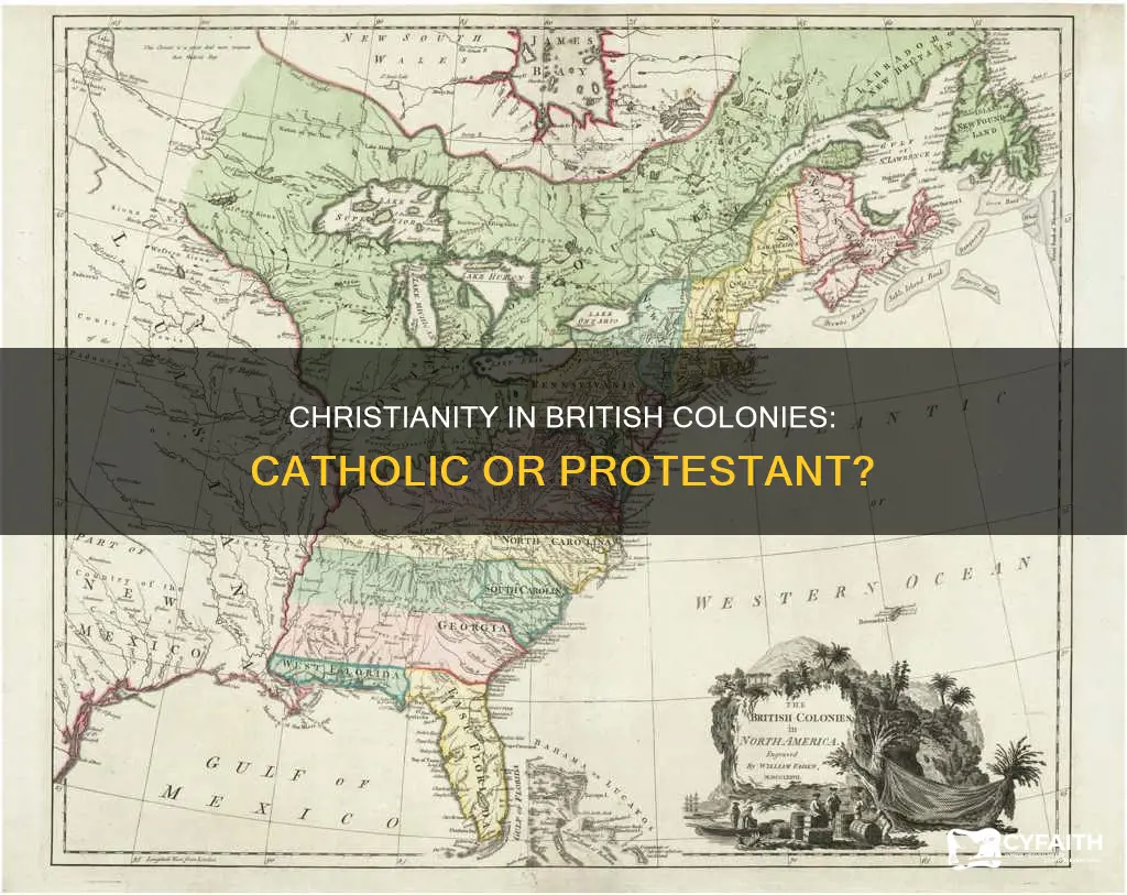 were the british colonies mostly catholics