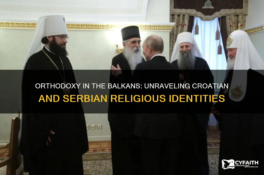 were the croatians orthodox or the serbians