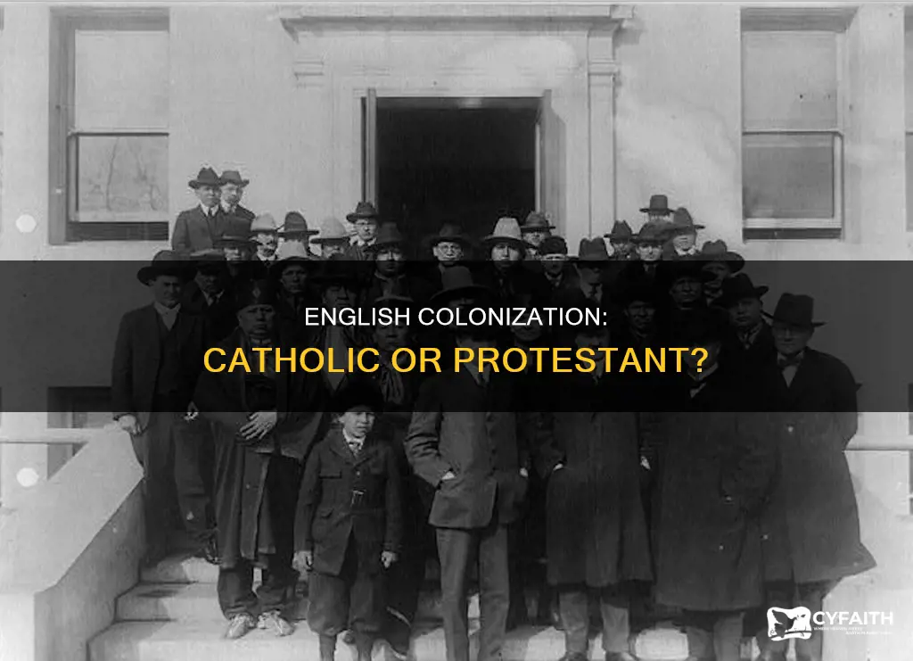 were the english catholics when they colonized