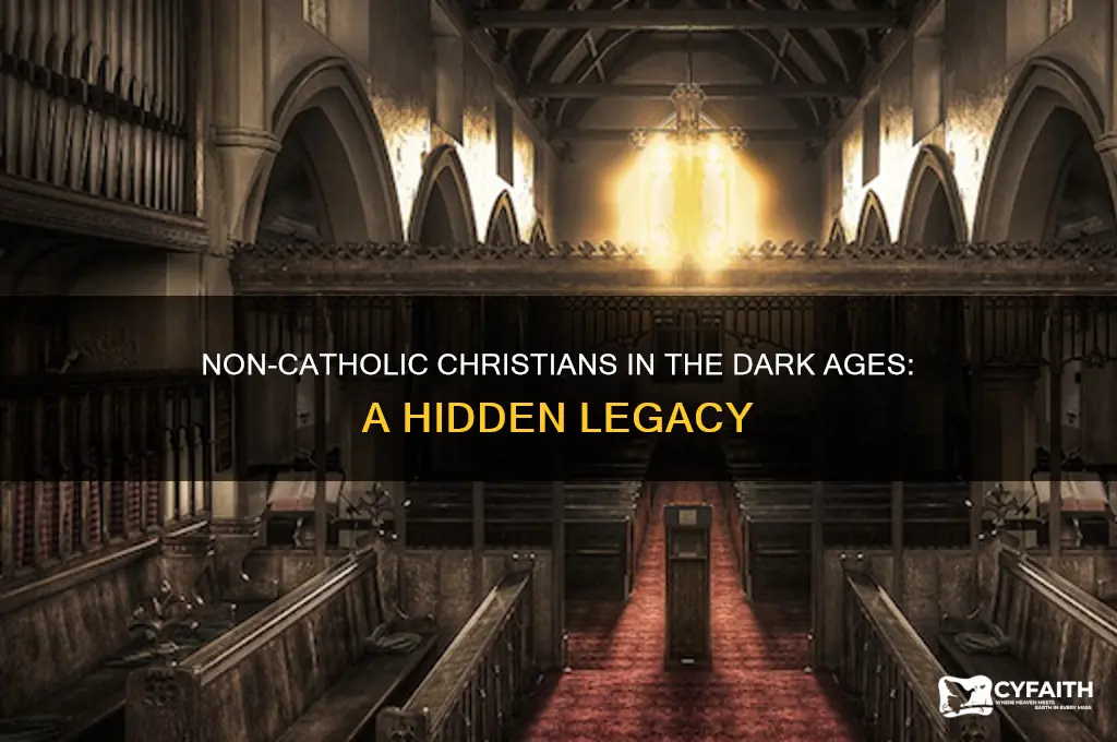 were there non catholic christians during the dark ages