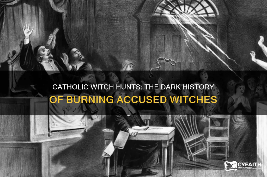 were witch burning by catholic
