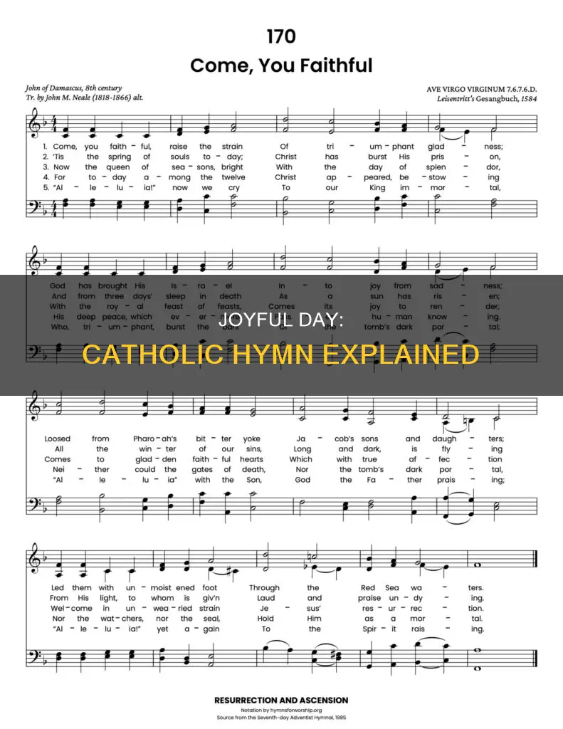 what a joyful day catholic hymn