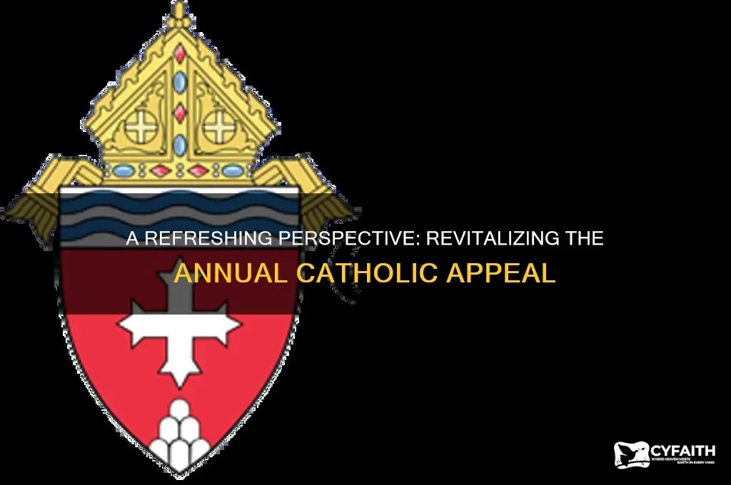 what a refreshing take on the annual catholic appeal