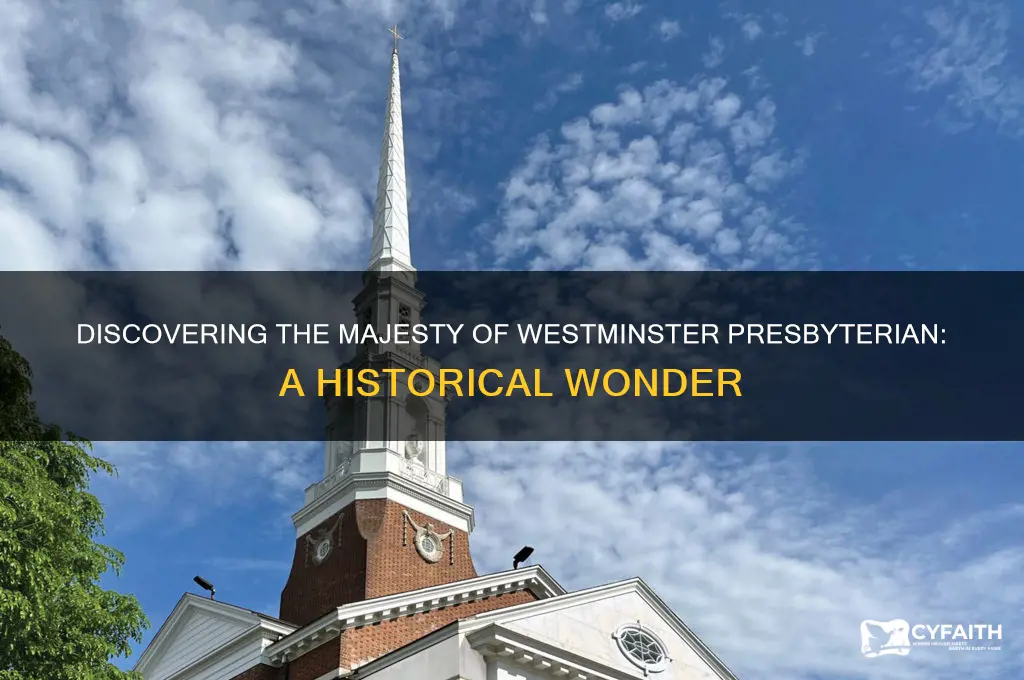 what a wonder westminster presbyterian