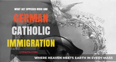 The Anti-Immigration Act: Irish and German Catholics