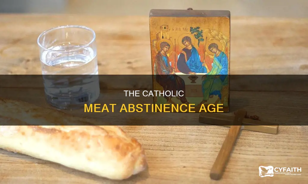 what age do catholics abstain from meat