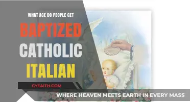 Baptism Age in the Italian Catholic Church