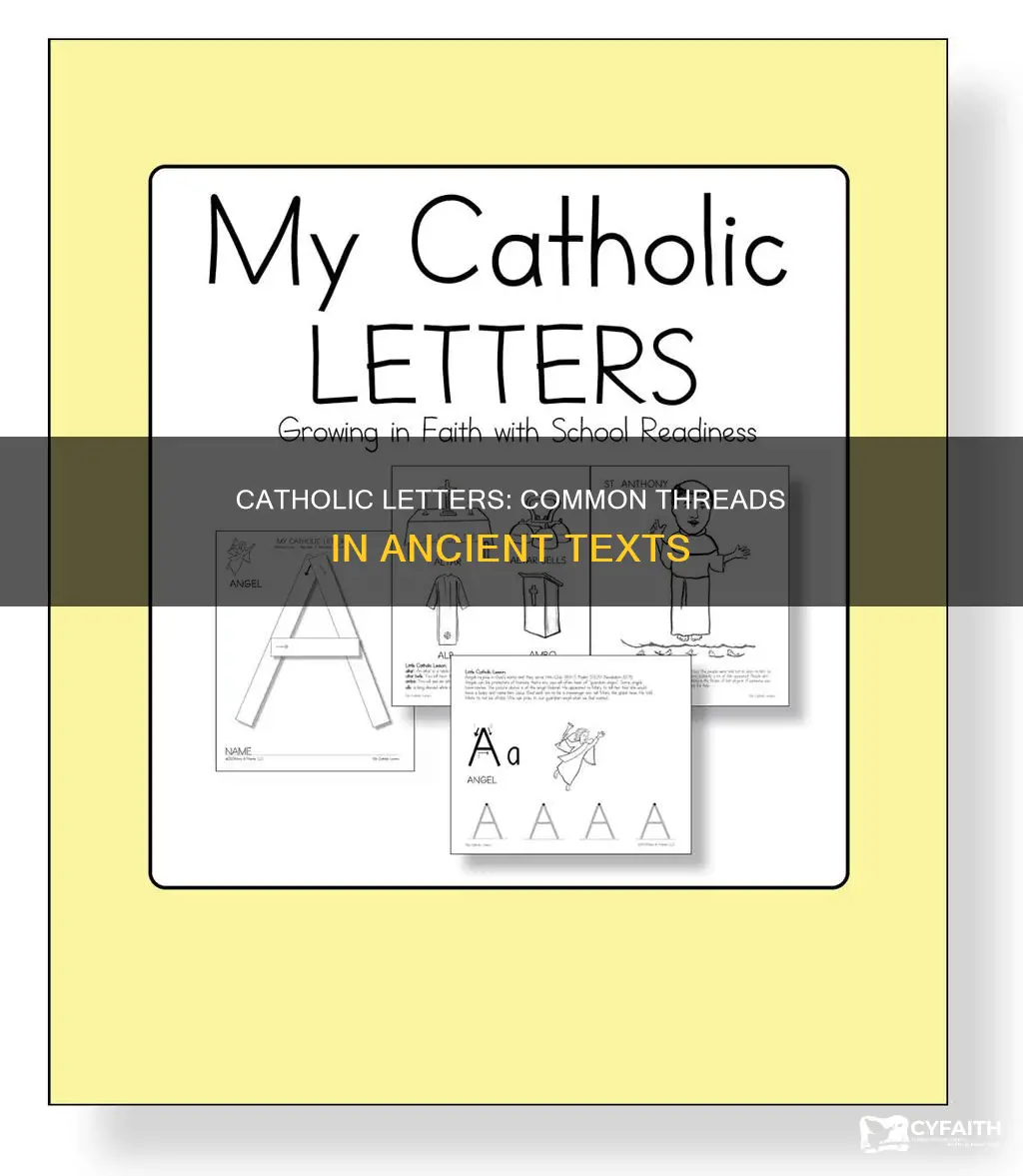 what all the catholic letters have in common