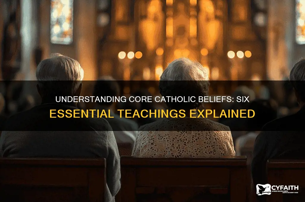 what are 6 catholic beliefs
