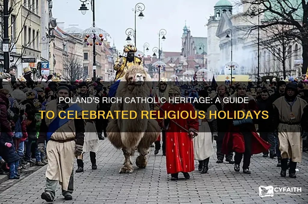 what are all the catholic holidays celebrated in poland