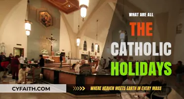 Catholic Holidays: A Year of Sacred Celebrations
