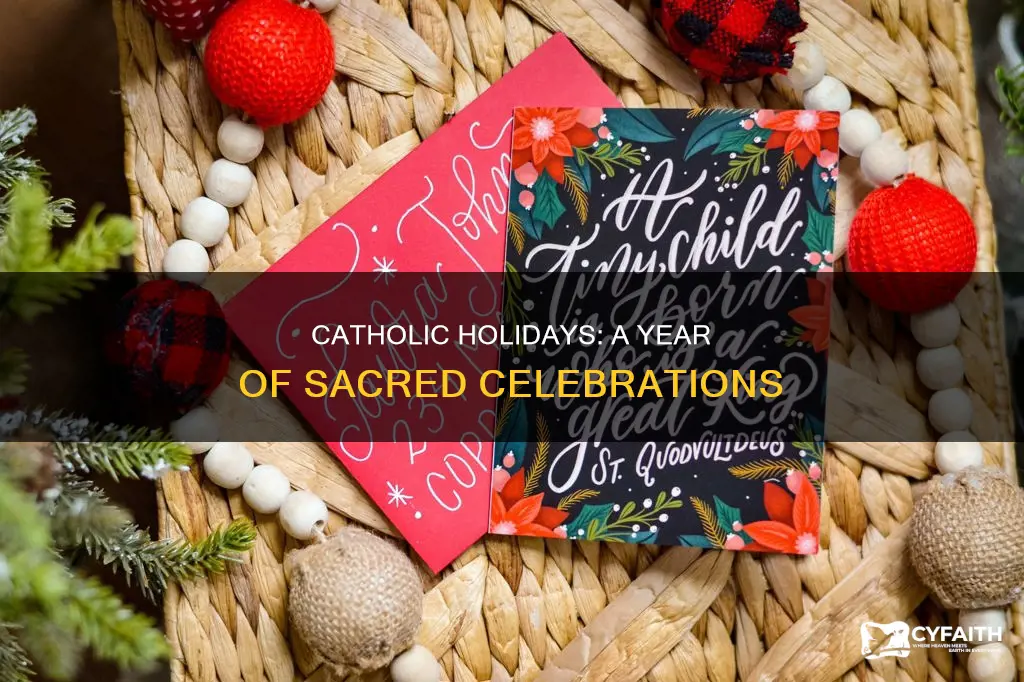 what are all the catholic holidays
