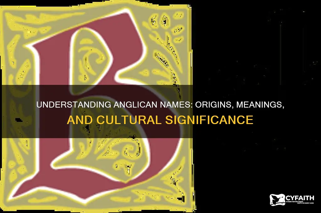what are anglican name