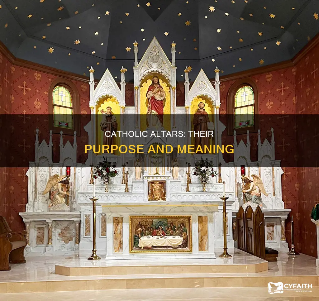 what are catholic alters used for