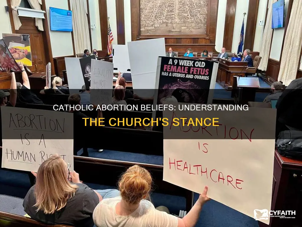 what are catholic beliefs on abortion