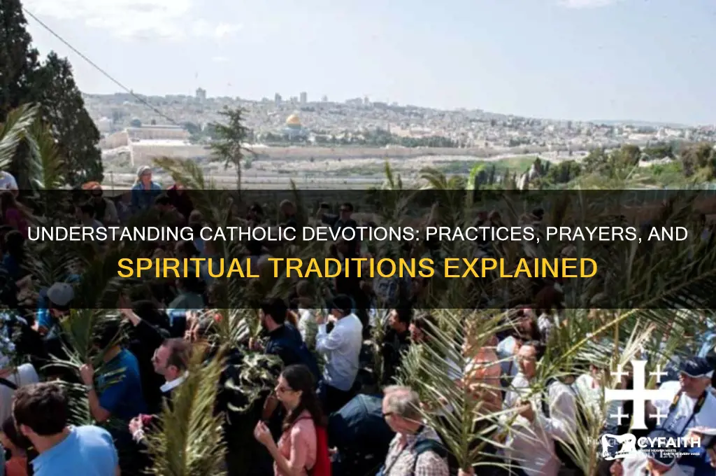 what are catholic devotions