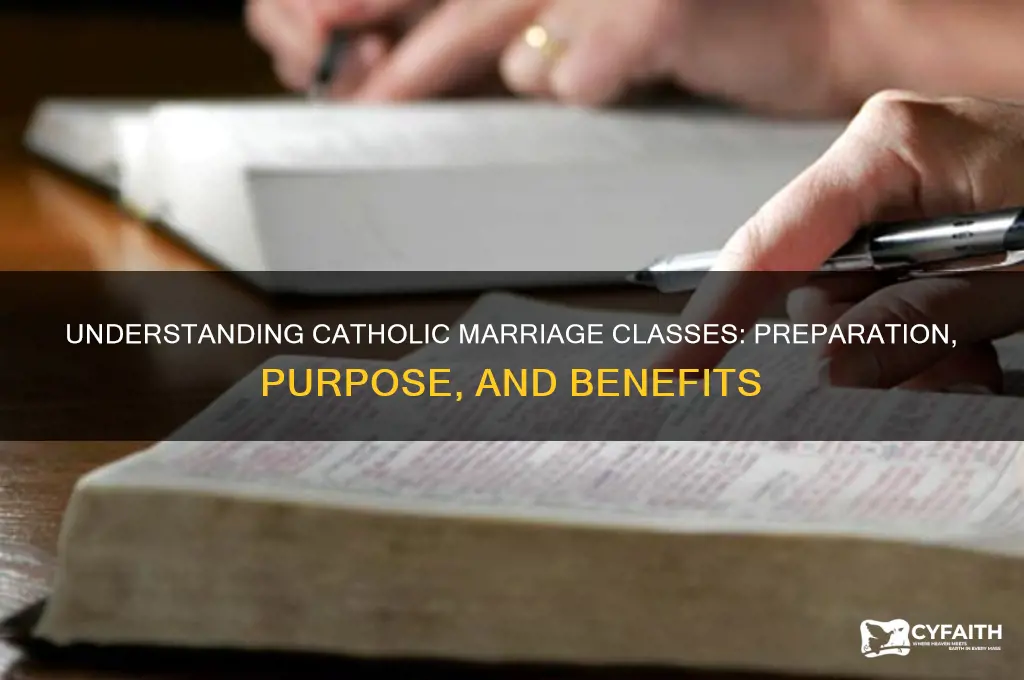 what are catholic marriage classes