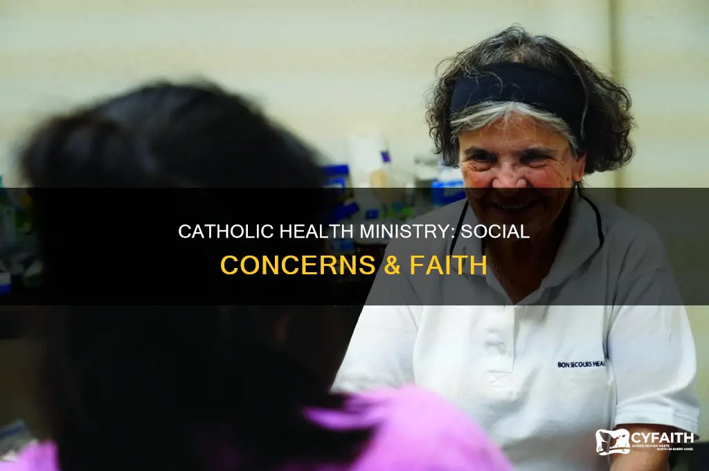 what are catholic social concerns in health ministry